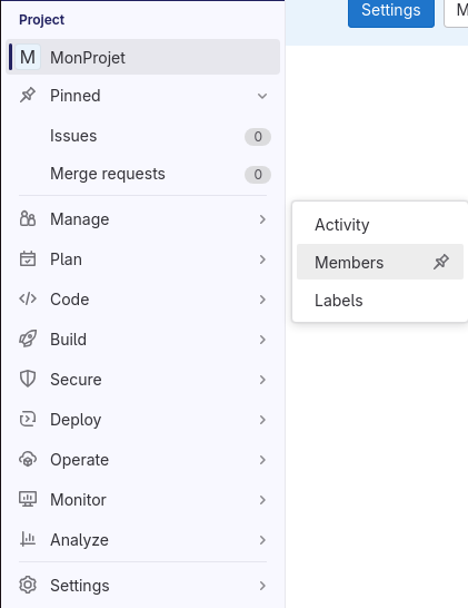 Manage members